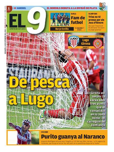 9 Esportiu. Comarques gironines, El. 14/9/2013. [Issue]