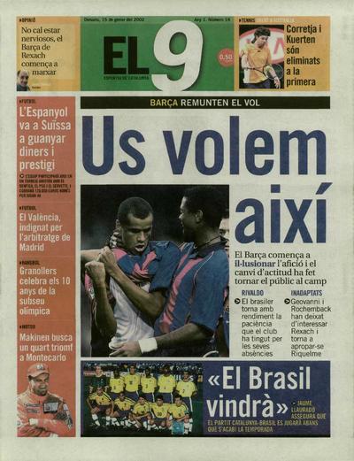 9 Esportiu, El. 15/1/2002. [Issue]
