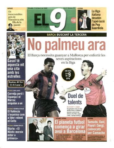 9 Esportiu, El. 9/2/2002. [Issue]