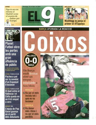 9 Esportiu, El. 10/2/2002. [Issue]