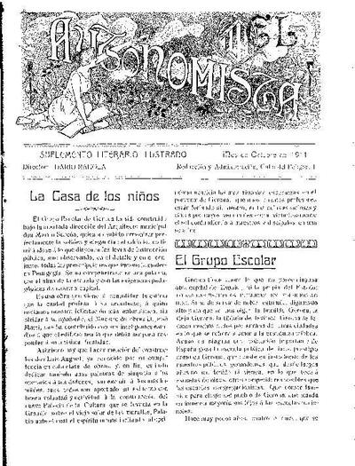 Autonomista. Suplement Literari, L'. 1/10/1911. [Issue]