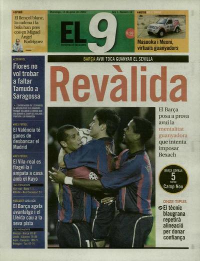 9 Esportiu, El. 13/1/2002. [Issue]