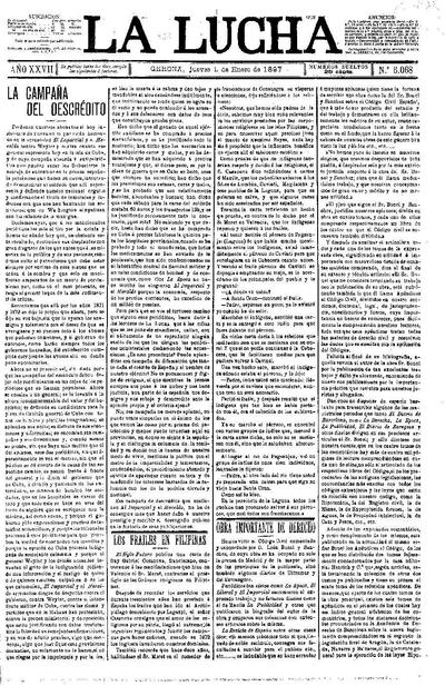 Lucha, La. 14/1/1897. [Issue]