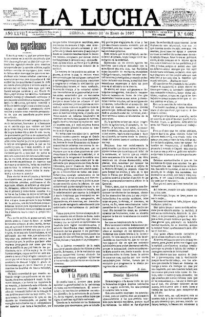 Lucha, La. 30/1/1897. [Issue]