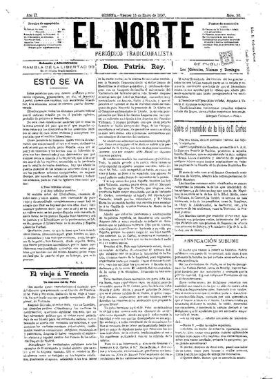 Norte, El. 15/1/1897. [Issue]