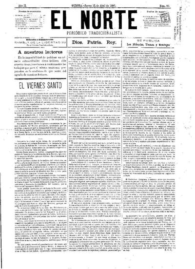 Norte, El. 15/4/1897. [Issue]