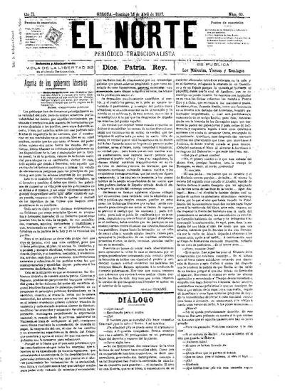 Norte, El. 18/4/1897. [Issue]