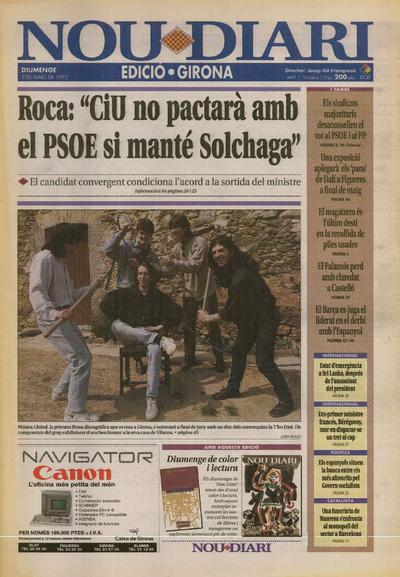 Nou Diari. Edició Girona. 2/5/1993. [Issue]