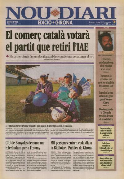 Nou Diari. Edició Girona. 7/5/1993. [Ejemplar]