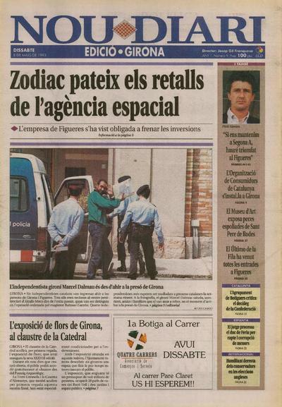 Nou Diari. Edició Girona. 8/5/1993. [Ejemplar]