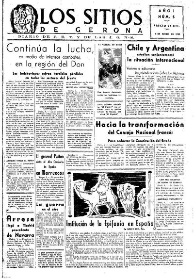 Sitios de Gerona, Los. 6/1/1943. [Issue]