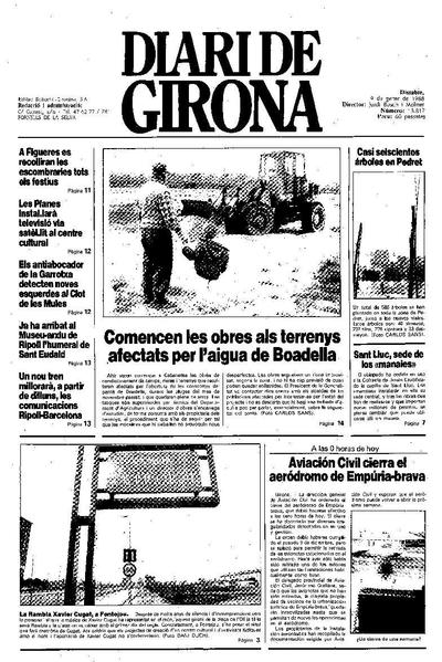 Diari de Girona. 9/1/1988. [Ejemplar]