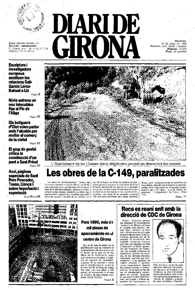 Diari de Girona. 20/1/1988. [Issue]