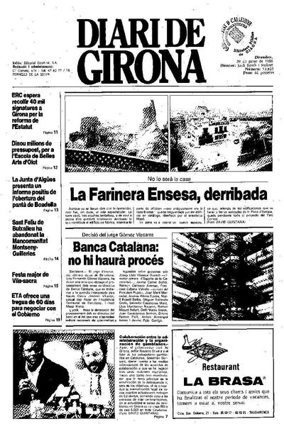 Diari de Girona. 29/1/1988. [Exemplar]