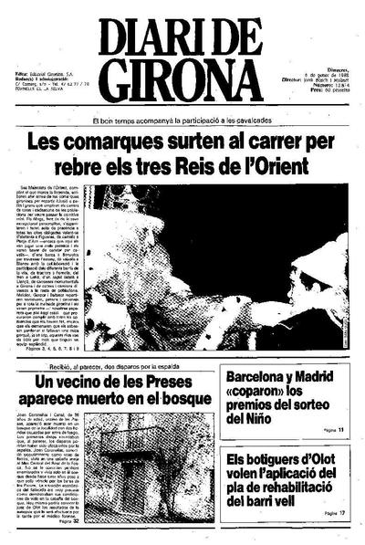 Diari de Girona. 6/1/1988. [Issue]