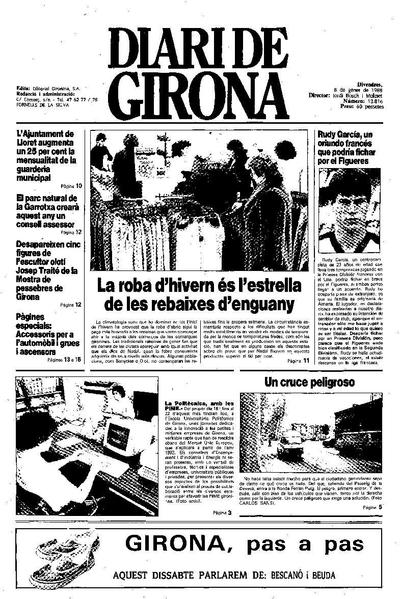 Diari de Girona. 8/1/1988. [Exemplar]