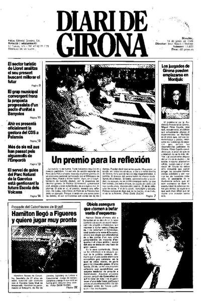 Diari de Girona. 16/1/1988. [Issue]
