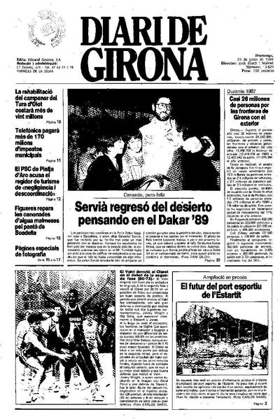Diari de Girona. 24/1/1988. [Issue]
