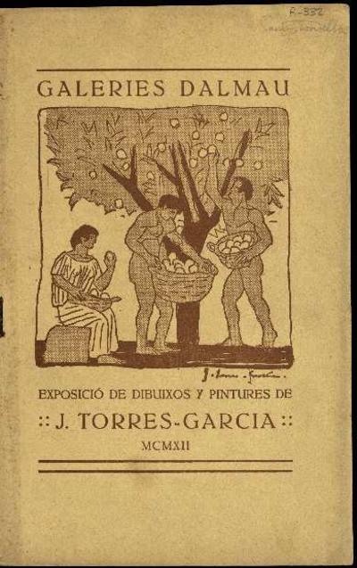 Exposició de dibuixos i pintures de Joaquim Torres García. [Record]