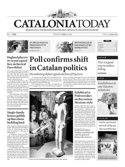 Catalonia Today. 15/6/2004. [Ejemplar]
