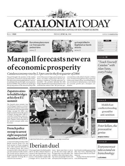 Catalonia Today. 18/6/2004. [Ejemplar]