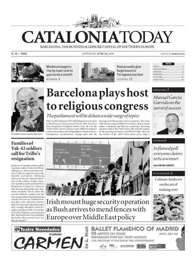 Catalonia Today. 26/6/2004. [Issue]