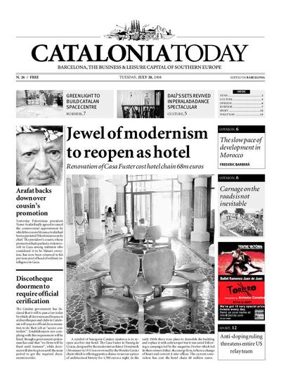 Catalonia Today. 20/7/2004. [Issue]