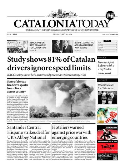 Catalonia Today. 27/7/2004. [Issue]