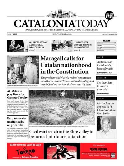 Catalonia Today. 6/8/2004. [Exemplar]