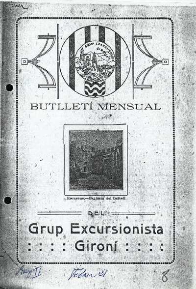 Butlletí del Grup Excursionista i Esportiu Gironí (GEiEG). 2/1921. [Exemplar]