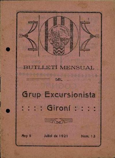 Butlletí del Grup Excursionista i Esportiu Gironí (GEiEG). 7/1921. [Issue]