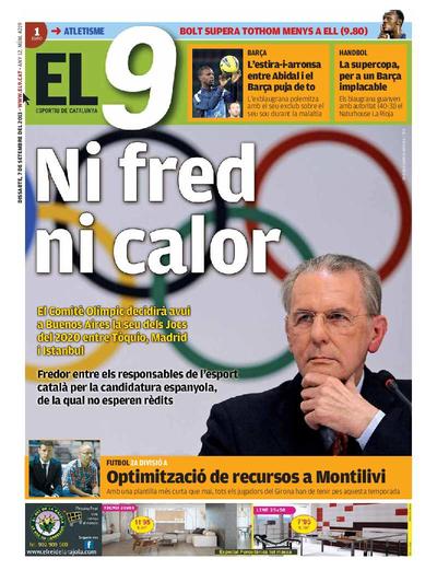 9 Esportiu. Comarques gironines, El. 7/9/2013. [Issue]