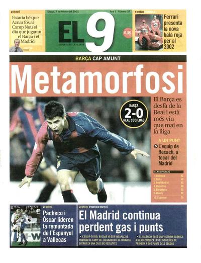 9 Esportiu, El. 7/2/2002. [Issue]
