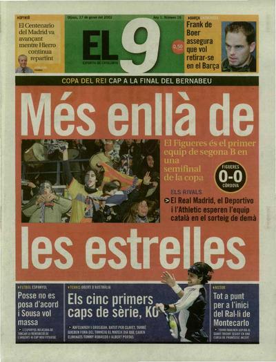 9 Esportiu, El. 17/1/2002. [Issue]