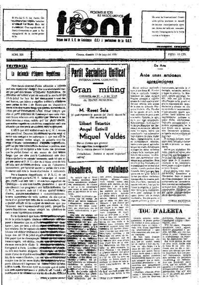 Front. 19/6/1937. [Issue]