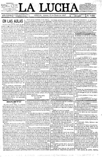 Lucha, La. 15/1/1897. [Issue]