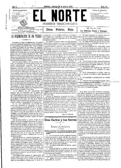 Norte, El. 25/4/1897. [Issue]