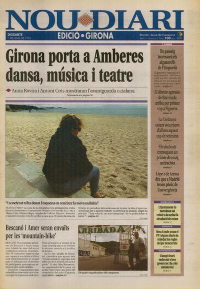 Nou Diari. Edició Girona. 1/5/1993. [Issue]