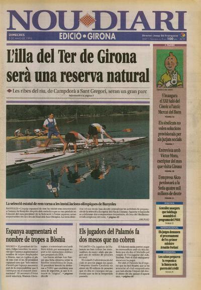 Nou Diari. Edició Girona. 5/5/1993. [Issue]