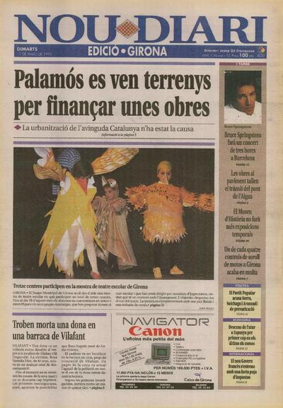 Nou Diari. Edició Girona. 11/5/1993. [Issue]