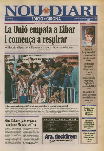 Nou Diari. Edició Girona. 24/5/1993. [Issue]