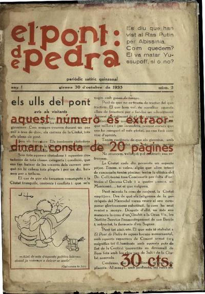 Pont de pedra, El. 30/10/1935. [Issue]