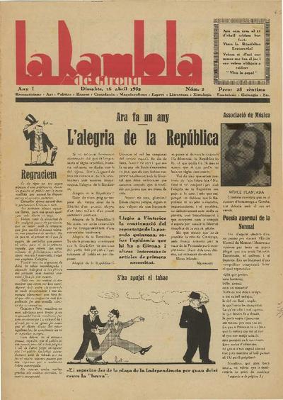 Rambla, La. 16/4/1932. [Issue]