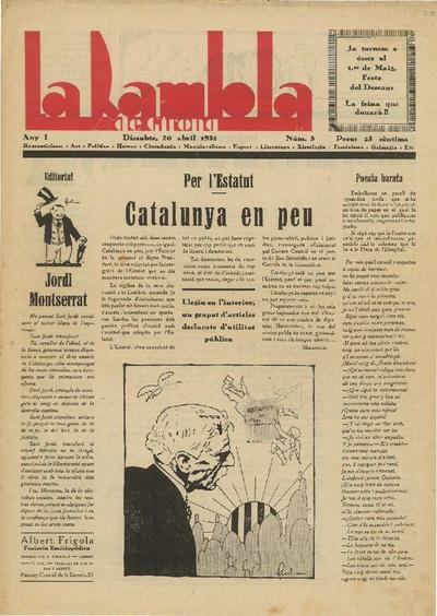 Rambla de Girona, La. 30/4/1932. [Issue]