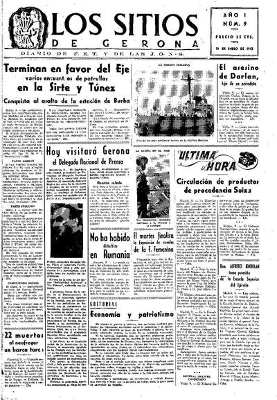 Sitios de Gerona, Los. 10/1/1943. [Issue]