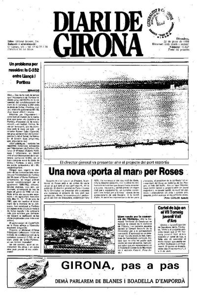 Diari de Girona. 22/1/1988. [Issue]