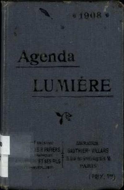 Agenda Lumière [Monografia]