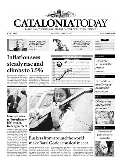 Catalonia Today. 14/7/2004. [Exemplar]