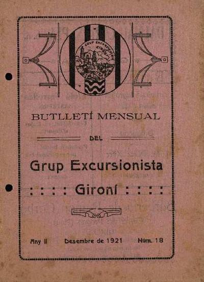 Butlletí del Grup Excursionista i Esportiu Gironí (GEiEG). 12/1921. [Exemplar]