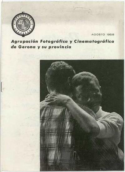 Butlletí : Agrupació Fotogràfica i Cinematogràfica de Girona i Província. 8/1958. [Ejemplar]